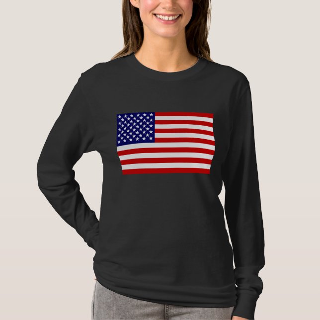Camiseta bandeira americana (Frente)
