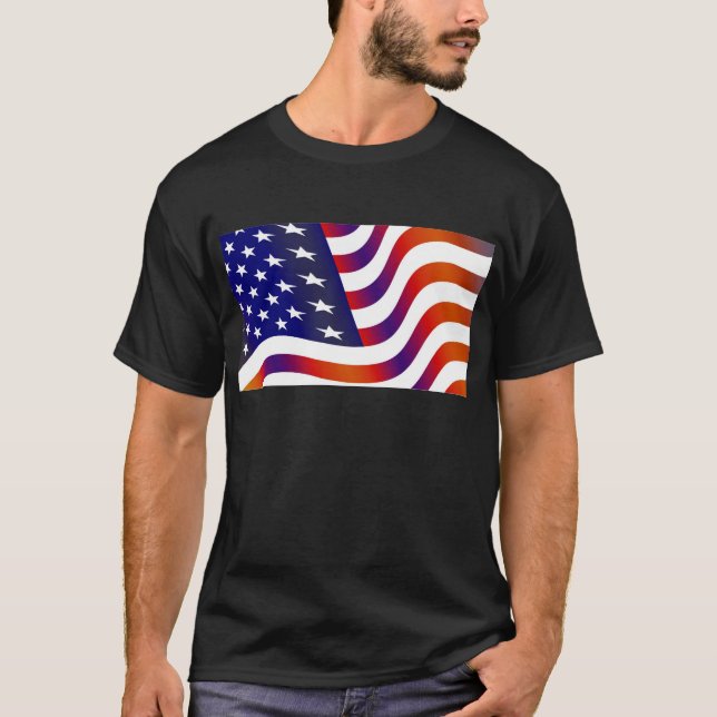 Camiseta Bandeira Americana (Frente)