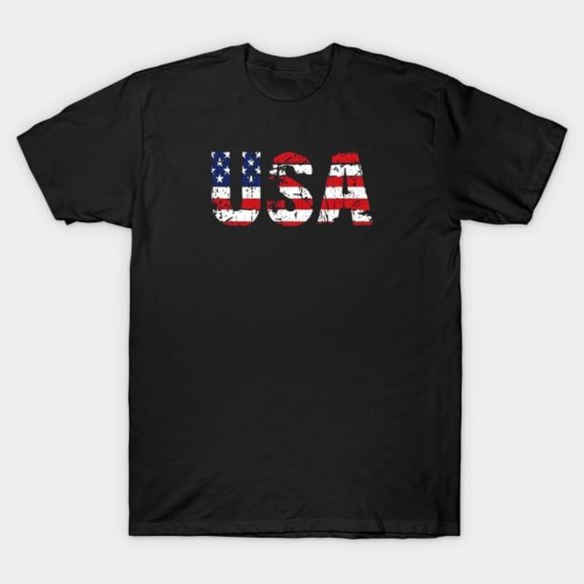 Camiseta bandeira americana (Criador carregado)