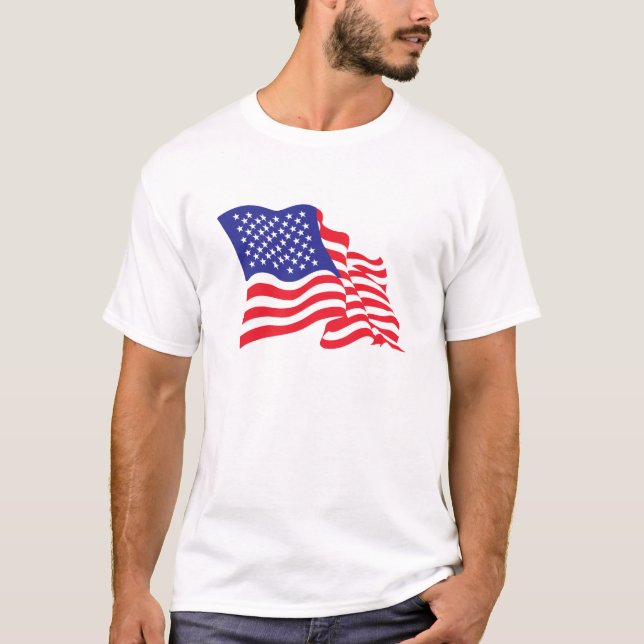 Camiseta bandeira americana (Frente)