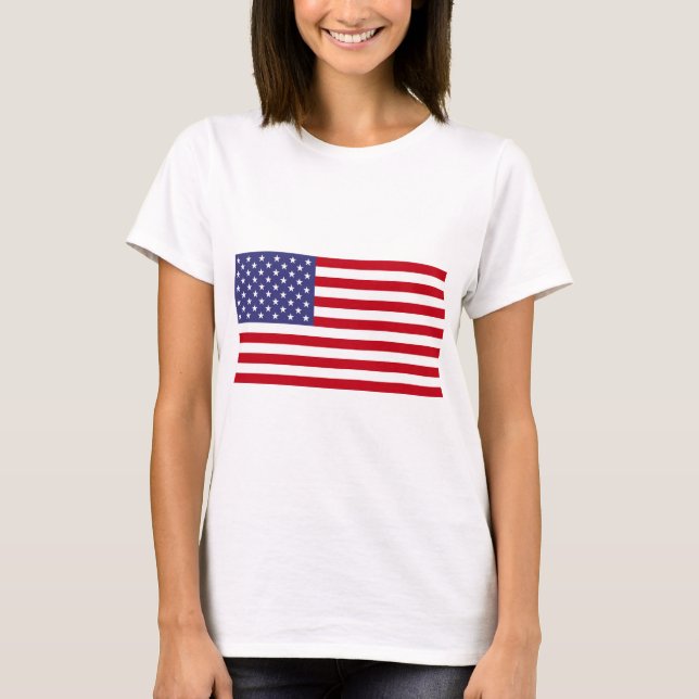 Camiseta Bandeira Americana (Frente)