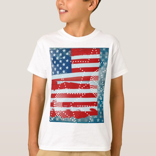 Camiseta Bandeira Americana (Frente)