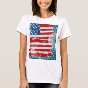 Camiseta Bandeira Americana