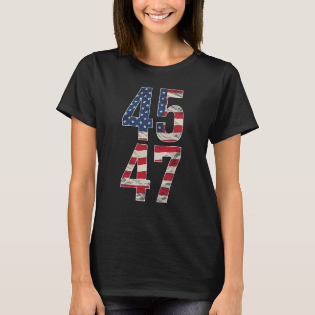 Camiseta Bandeira americana 45 e 47 (Frente)