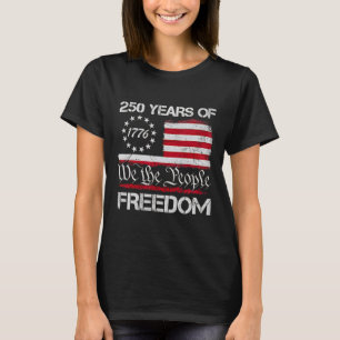 Camiseta Bandeira Americana 4 De Julho Vintage 250 Anos 177