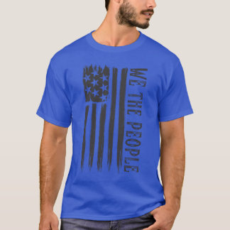Camiseta Bandeira Americana, a Vintage das Pessoas aflora-s
