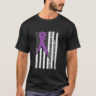 Camiseta Bandeira Americana Abusa Abuso De Violência Domé