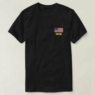 Camiseta Bandeira Americana Acima da Faixa de Opções do S