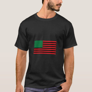 Camiseta Bandeira Americana Africana