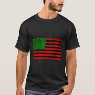 Camiseta Bandeira Americana Africana
