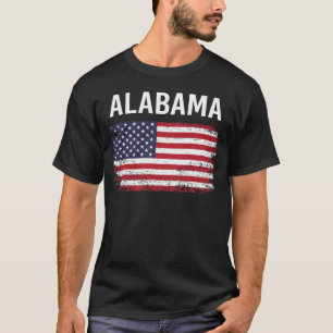 Camiseta Bandeira Americana Alabama