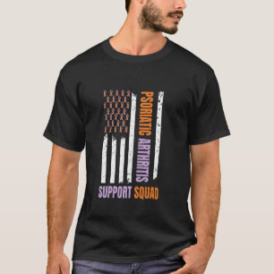 Camiseta Bandeira Americana Apoio à Conscientização da Artr