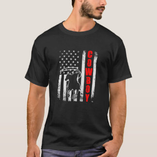 Camiseta Bandeira Americana Bandeira Americana EUA Cavalo P