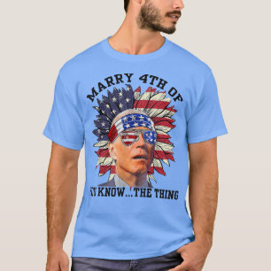 Camiseta Bandeira Americana Bandeira Girassol Feliz 4º De V