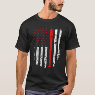 Camiseta Bandeira Americana Baseball USA Patriótica Sport L