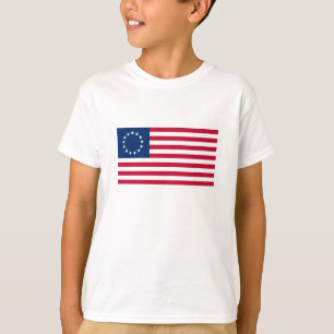 Camiseta Bandeira Americana Betsy Ross