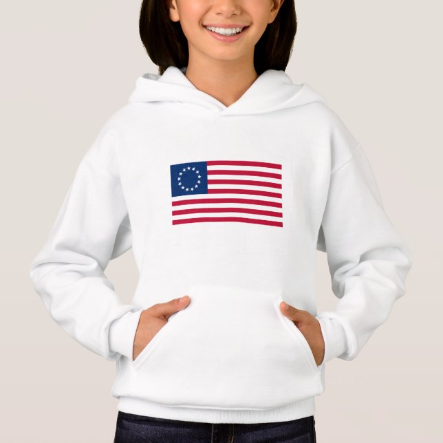 Camiseta Bandeira Americana Betsy Ross (Frente)