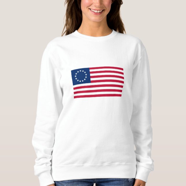 Camiseta Bandeira Americana Betsy Ross (Frente)