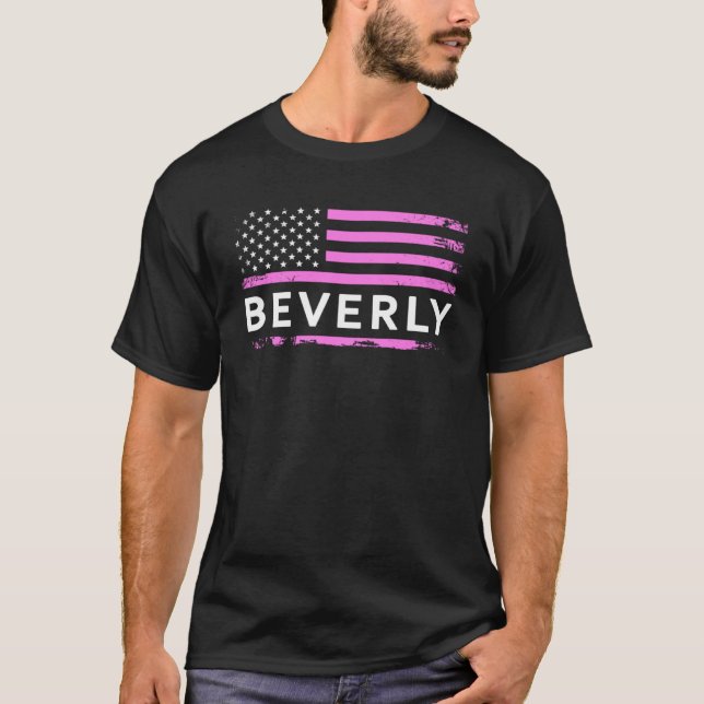 CAMISETA BANDEIRA AMERICANA BEVERLY PARA BEVERLY (Frente)