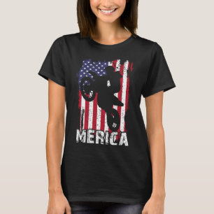 Camiseta Bandeira Americana Bike Merica Motocross 4 De Julh