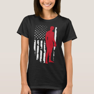 Camiseta Bandeira Americana Boxe Kickboxing Patriótico 4 de