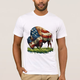 Camiseta Bandeira Americana Buffalo