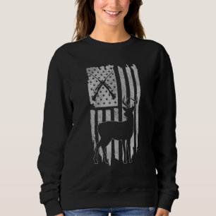 Camiseta Bandeira Americana Caçando Homens Patrióticos Caça