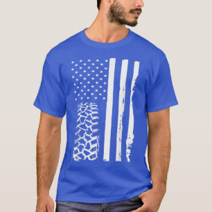 Camiseta Bandeira Americana Caminhão Offroad 4x4 Muddin 4-R