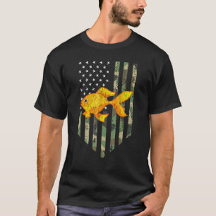 Camiseta Bandeira Americana Camuflada Cereja Barb 4 De Julh