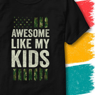 Camiseta Bandeira Americana Camuflada Militar Incrível Como