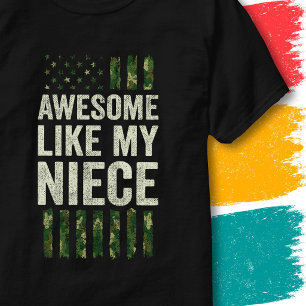 Camiseta Bandeira Americana Camuflada Militar Incrível Como