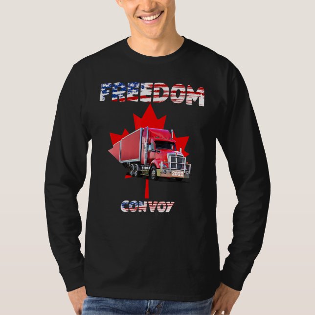 Camiseta Bandeira Americana Canadá, Voo da Liberdade de Ban (Frente)