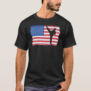 Camiseta Bandeira Americana Clássica Patriótica Americana M