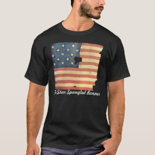 Camiseta Bandeira americana com 15 estrelas - bandeira star