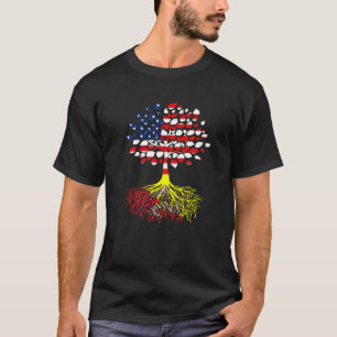 Camiseta Bandeira Americana Com Premium De Raízes Siciliana