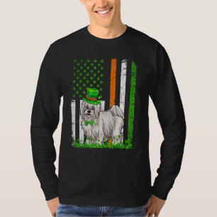 Camiseta Bandeira Americana Coton De Tulear Cachorros Rua P