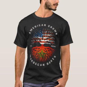 Camiseta Bandeira Americana Cultiva o Marrocos