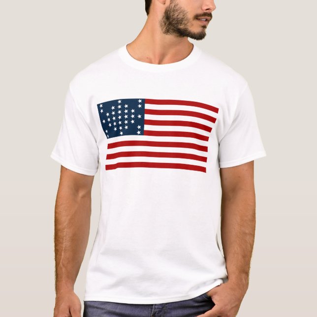 Camiseta Bandeira americana da guerra civil de Sumter do (Frente)