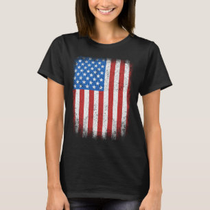 Camiseta Bandeira Americana de 4 de julho nos Estados Unido