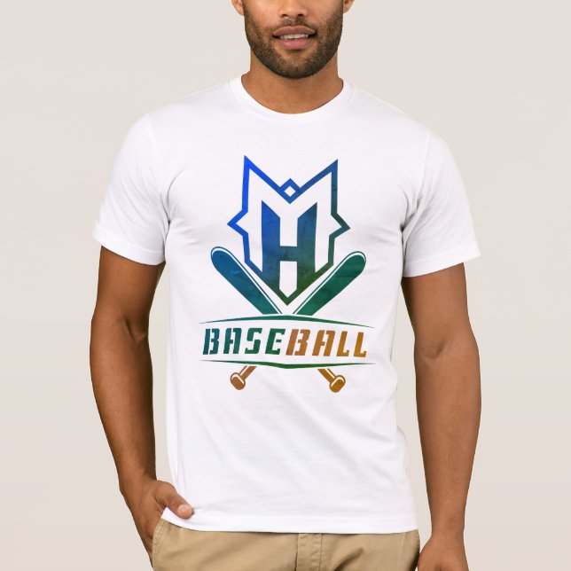 Camiseta Bandeira Americana de Baseball (Frente)