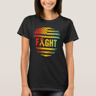 Camiseta Bandeira Americana de Consciência da Saúde Mental