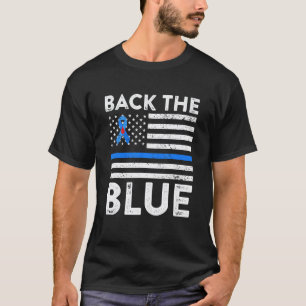 Camiseta Bandeira Americana de Consciência sobre Diabetes B