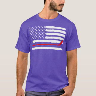 Camiseta Bandeira Americana de Hóquei 1