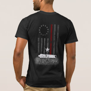 CAMISETA BANDEIRA AMERICANA DE LINHA VERMELHA MELHOR WTP
