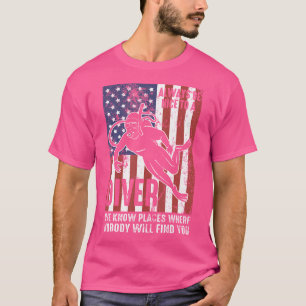 Camiseta Bandeira Americana De Mergulhador Sempre É Bom Par
