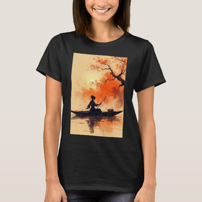 Camiseta Bandeira Americana de Pesca (Frente)