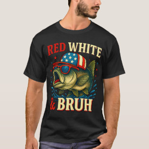 Camiseta Bandeira Americana de Pesca de Robalo