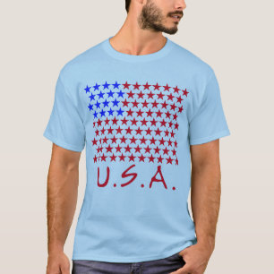Camiseta Bandeira americana de produtos das estrelas