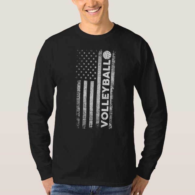 Camiseta Bandeira Americana de Voleibol (Frente)