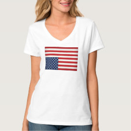 Camiseta Bandeira Americana de Volta para Protestar Trump